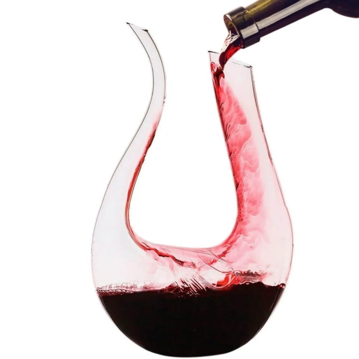 Crystal U-shaped 1500ml Wine Decanter